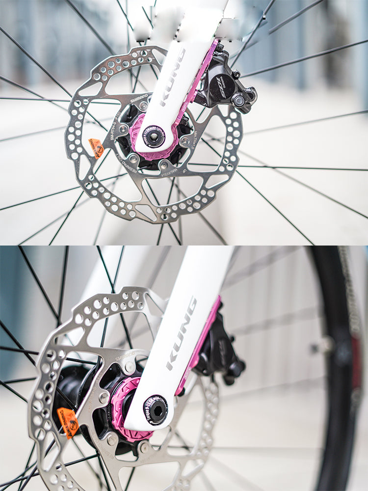 Chaser Anel Trava de Freio a Disco Center Lock Ultra-Leve - Compatível com Shimano (4.7g/5.5g)