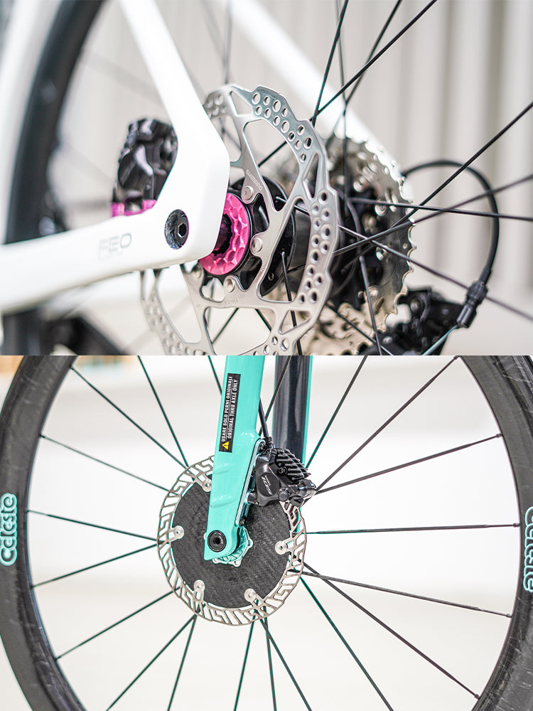 Chaser Anel Trava de Freio a Disco Center Lock Ultra-Leve - Compatível com Shimano (4.7g/5.5g)