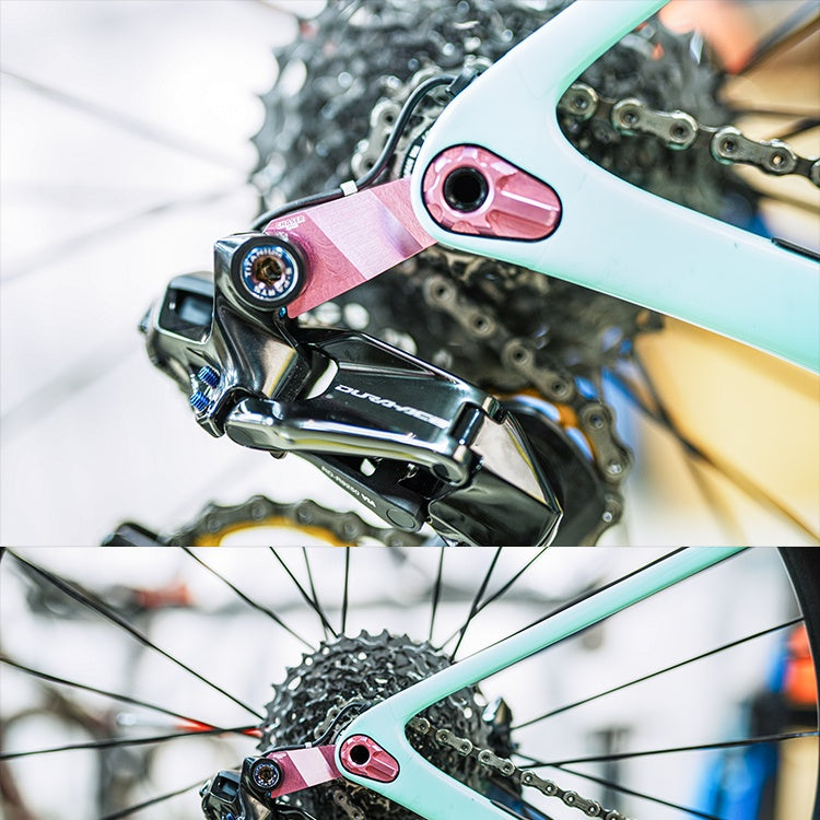 Forcellino deragliatore ultraleggero a montaggio diretto per bici da strada FACTOR (compatibile con deragliatori posteriori Shimano serie R)