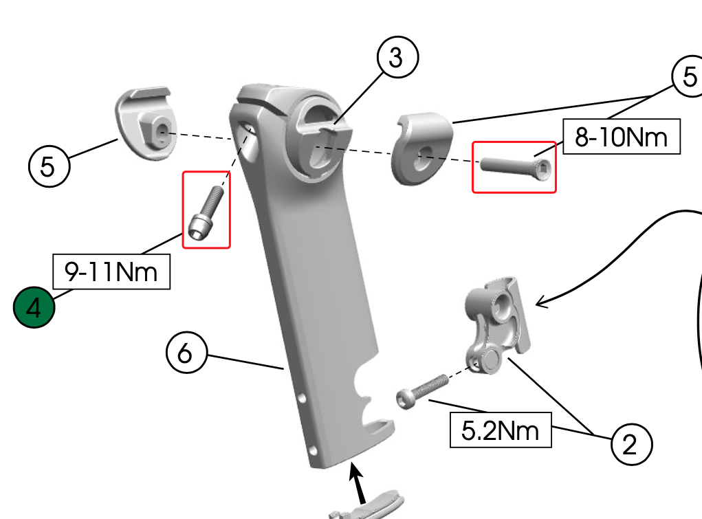 Kit Completo de Atualização de Parafuso de Titânio para Trek Madone Gen7 SLR/SL e Kits de Freio com Troca Shimano/SRAM