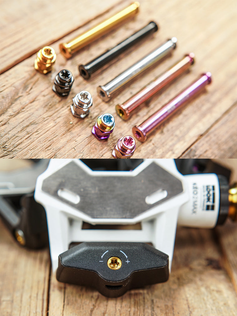 LOOK KEO2 MAX e BLADE Kit de Atualização Leve - Solução de Pedal de Performance em Titânio
