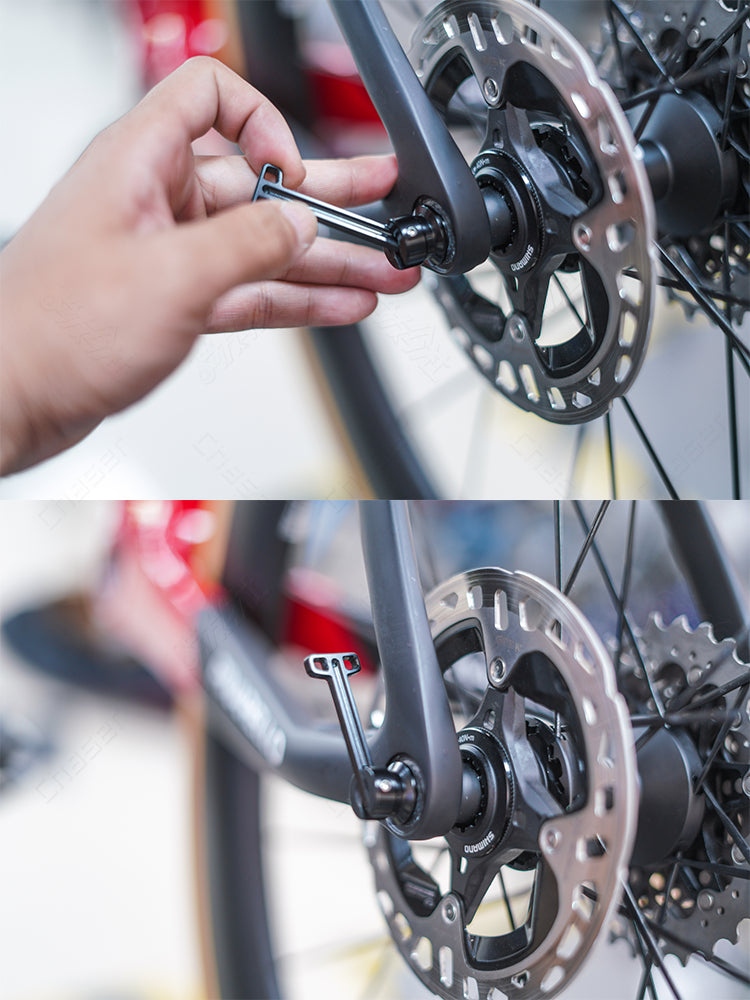 Perno passante a sgancio rapido nascosto in lega di titanio ultraleggero da 12 mm per Pinarello F