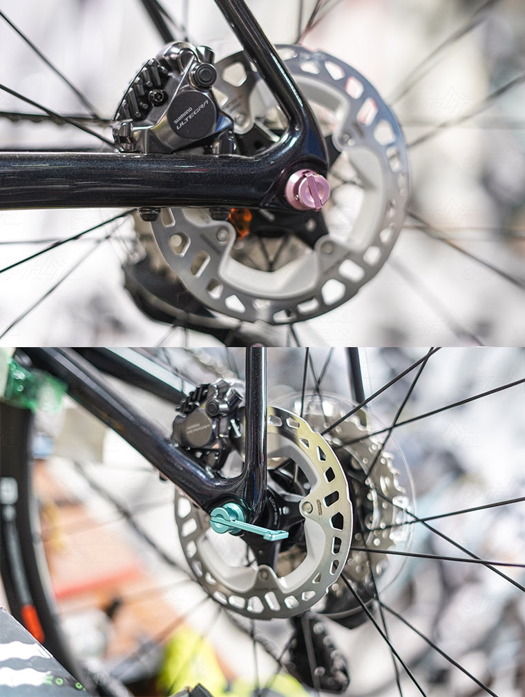 Perno passante a sgancio rapido nascosto in lega di titanio ultraleggero da 12 mm per Giant PP/TCR