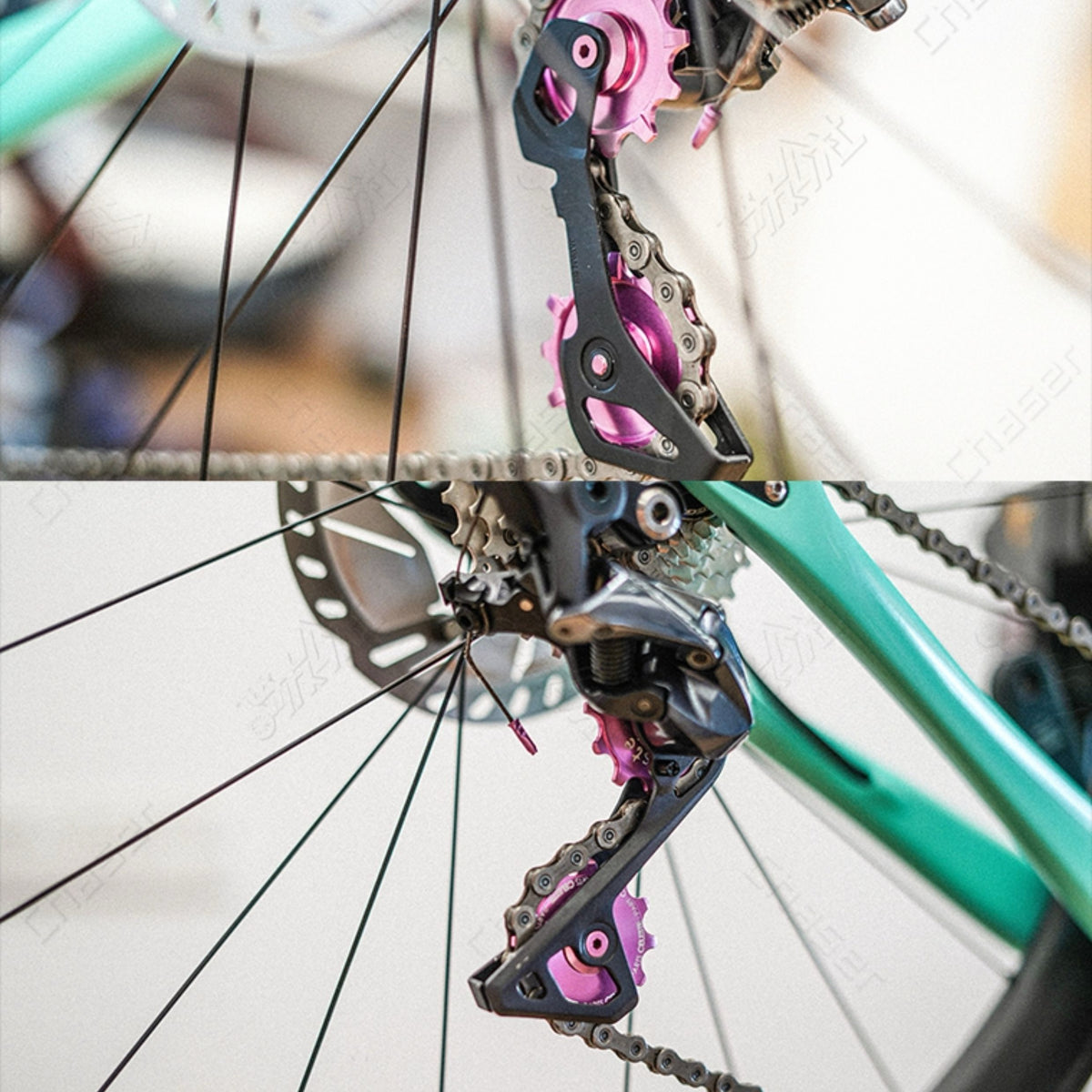 Chaser-Sports Poulie de dérailleur arrière céramique 12T – 10,2 g – Compatible avec Shimano / SRAM / Campagnolo – 9/10/11/12 vitesses