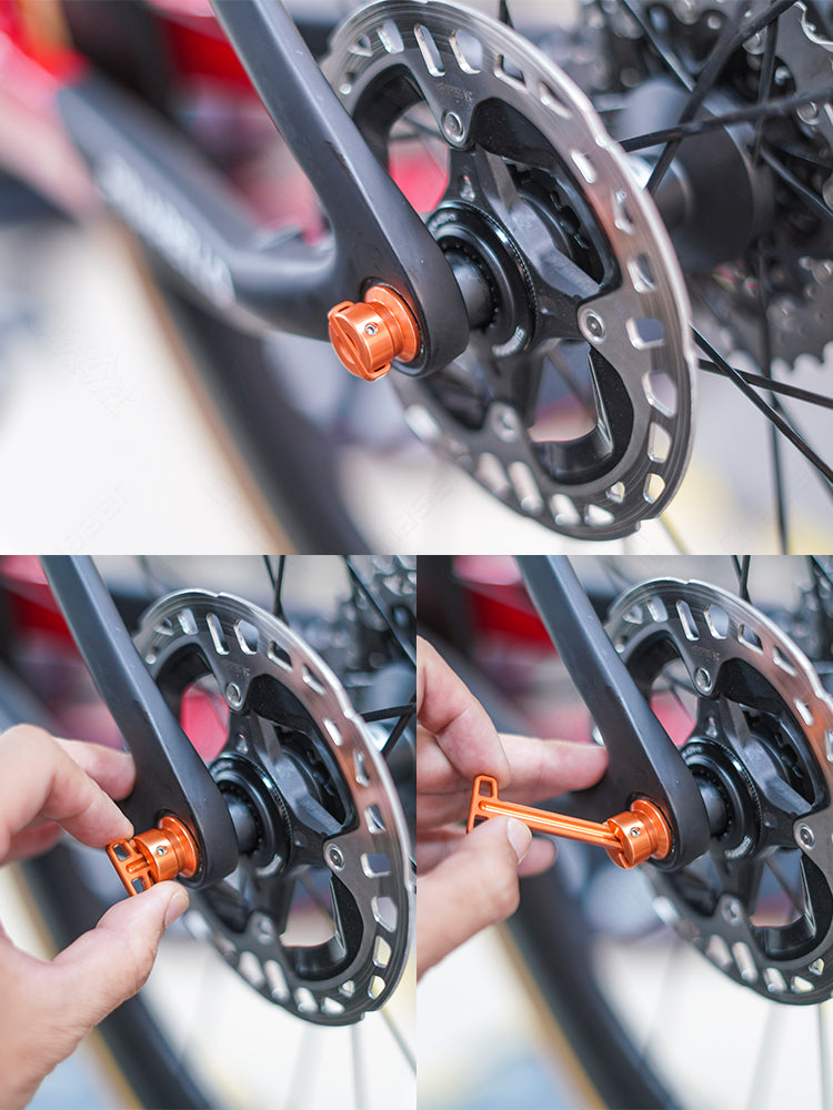 Perno passante a sgancio rapido nascosto in lega di titanio ultraleggero da 12 mm per Pinarello F