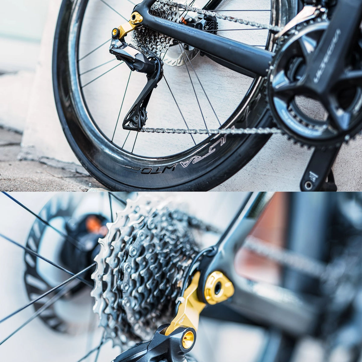 Patte de dérailleur Chaser Ultralight à montage direct pour cadres Pinarello séries F et Dogma (F9 / Dogma F / série X / Prince / Paris Disc)