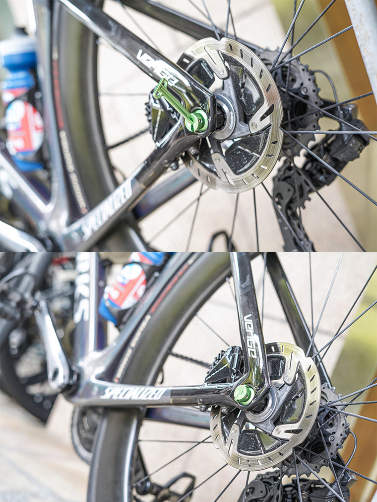 Perno passante a sgancio rapido nascosto in lega di titanio ultraleggero da 12 mm per Sworks Specialized SL8/SL7/SL6