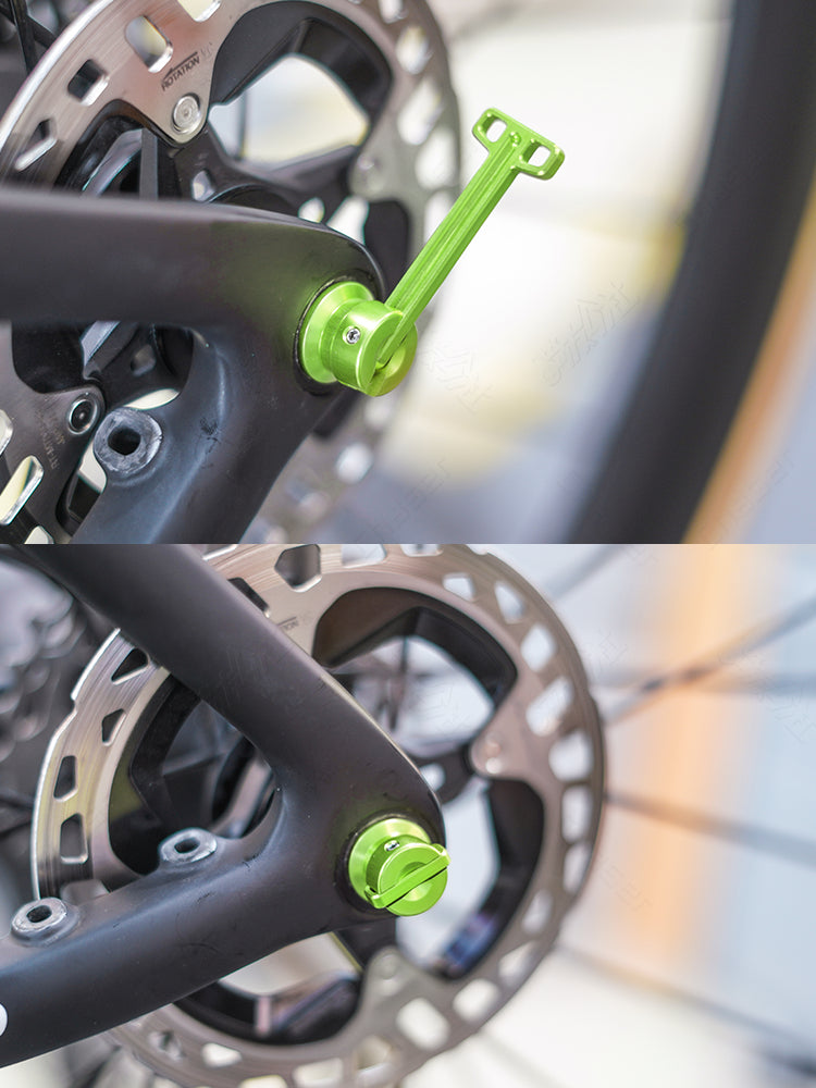Perno passante a sgancio rapido nascosto in lega di titanio ultraleggero da 12 mm per Pinarello F