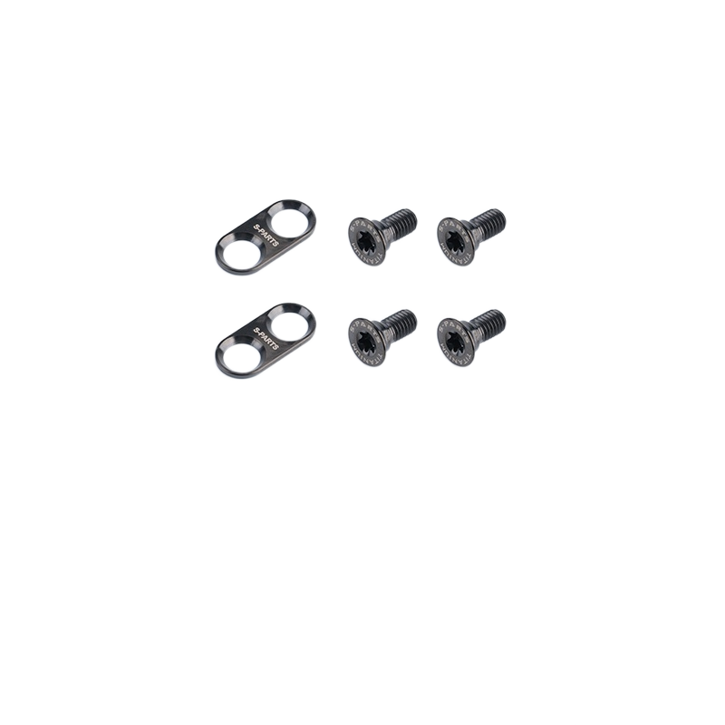Viti per tacchette per mountain bike in lega di titanio S-PARTS - Compatibili con SHIMANO
