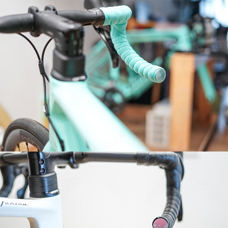Tampões de Guidão Ultra-Leves em Alumínio CNC Titânio | Compatível com Bicicletas de Estrada, MTB e Dobráveis de 4.2g