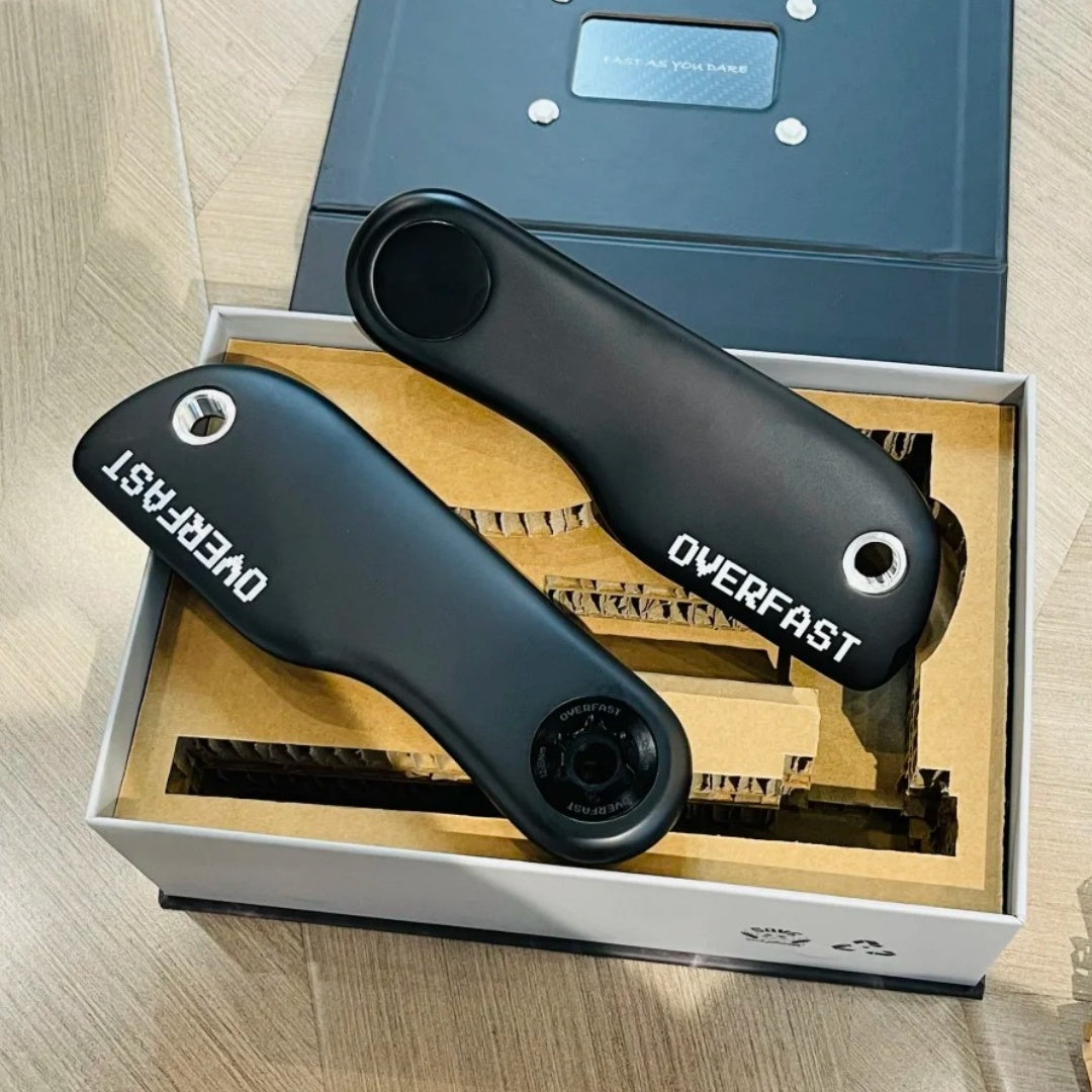 Pedivela OVERFAST Aero Carbon para Bikes de Estrada e TT | DUB / Ti24 | Compatível com SRM e SIGEYI