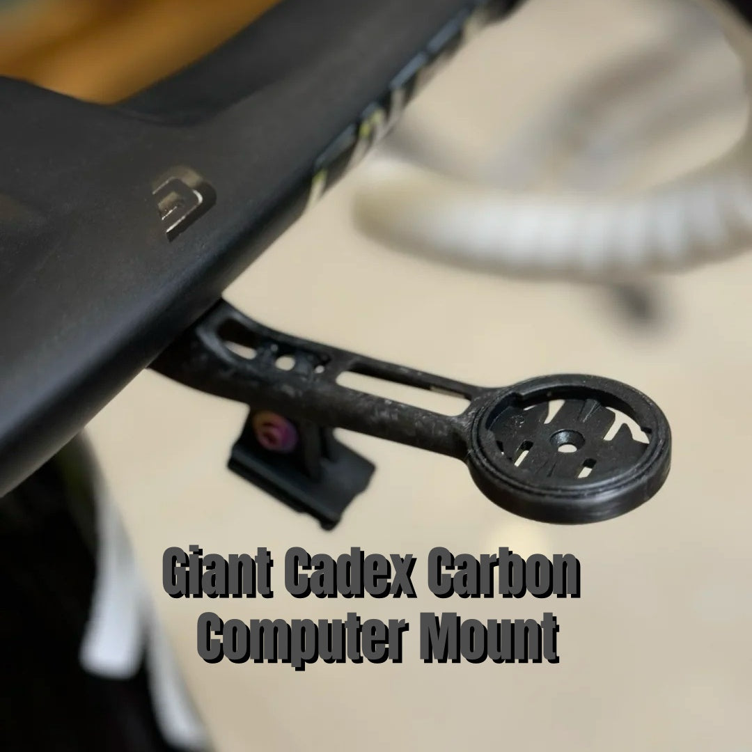 Giant Cadex 카본 컴퓨터 마운트 | 초경량 10.6g | 에어로, 레이스 및 Contact SLR 통합 핸들바용