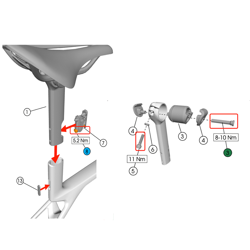 S-Parts титановое обновление для рулевой колонки TREK MADONE SL/SLR GEN 8 RCS Pro/RCS Race Shimano Dura Ace SRAM RED AXS/R9270 R9250 Di2 Force Project BLACK LTD/ SD Worx винт, болт, гайка