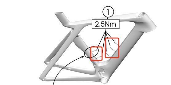 Kit Completo de Atualização de Parafuso de Titânio para Trek Madone Gen7 SLR/SL e Kits de Freio com Troca Shimano/SRAM