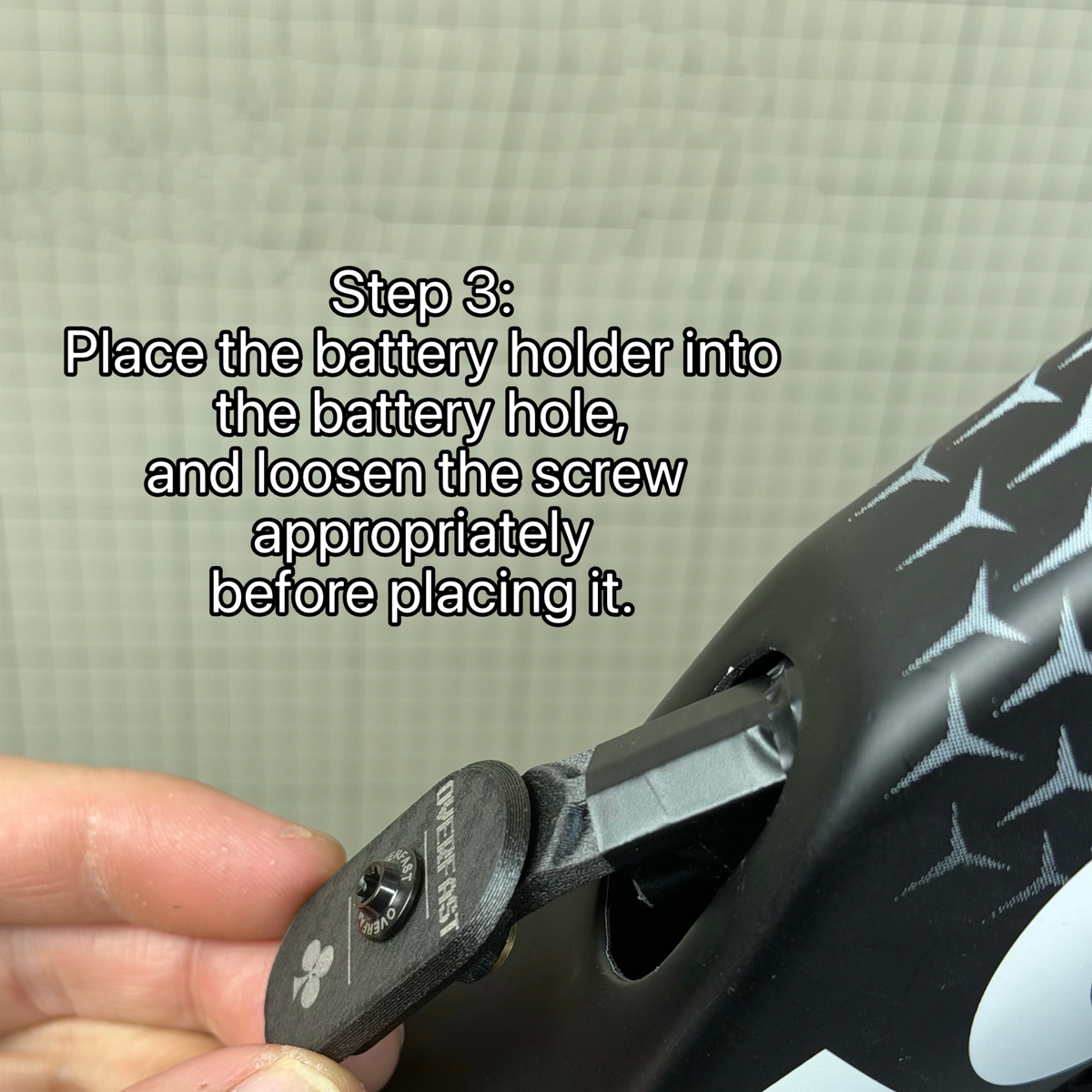 Suporte de Bateria de Carbono Ultraleve para Colnago Y1RS | Shimano Di2 / SRAM | Aprox. 10g