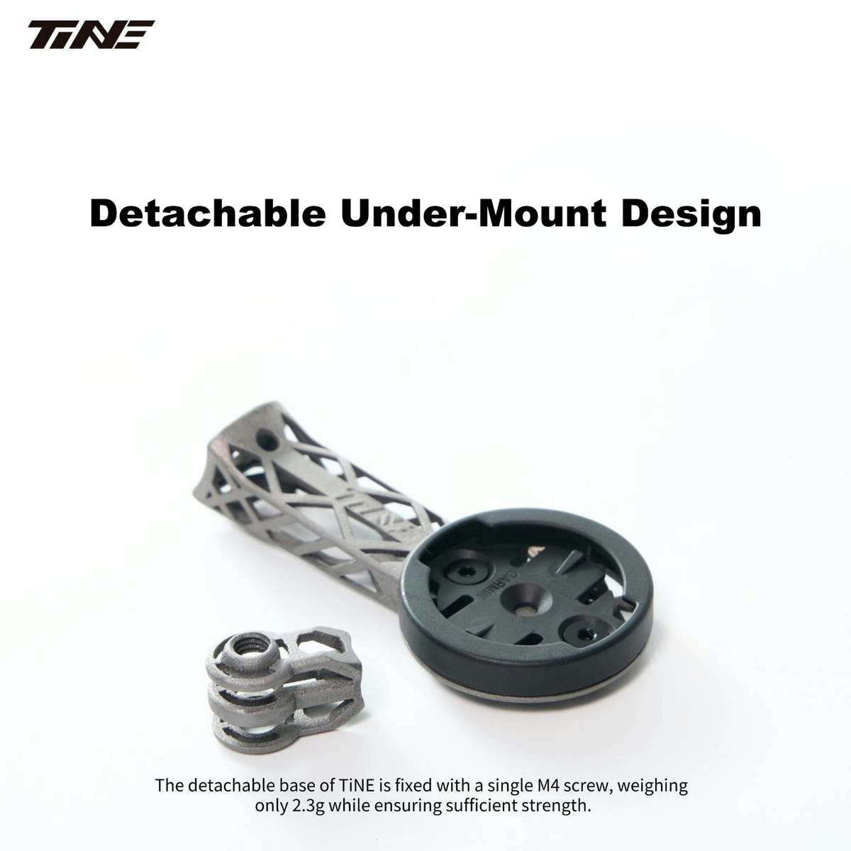 Supporto per computer TiNE in titanio ultraleggero COLNAGO CCO1 Bikes 3D Print, completamente scavato, ad alta resistenza, 1 pz.
