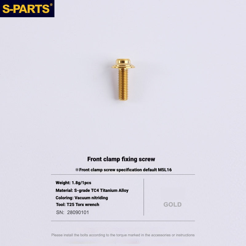 S-PARTS Titanium Disc Brake Bolt Kit for MAGENE QED Hydraulic Brake System