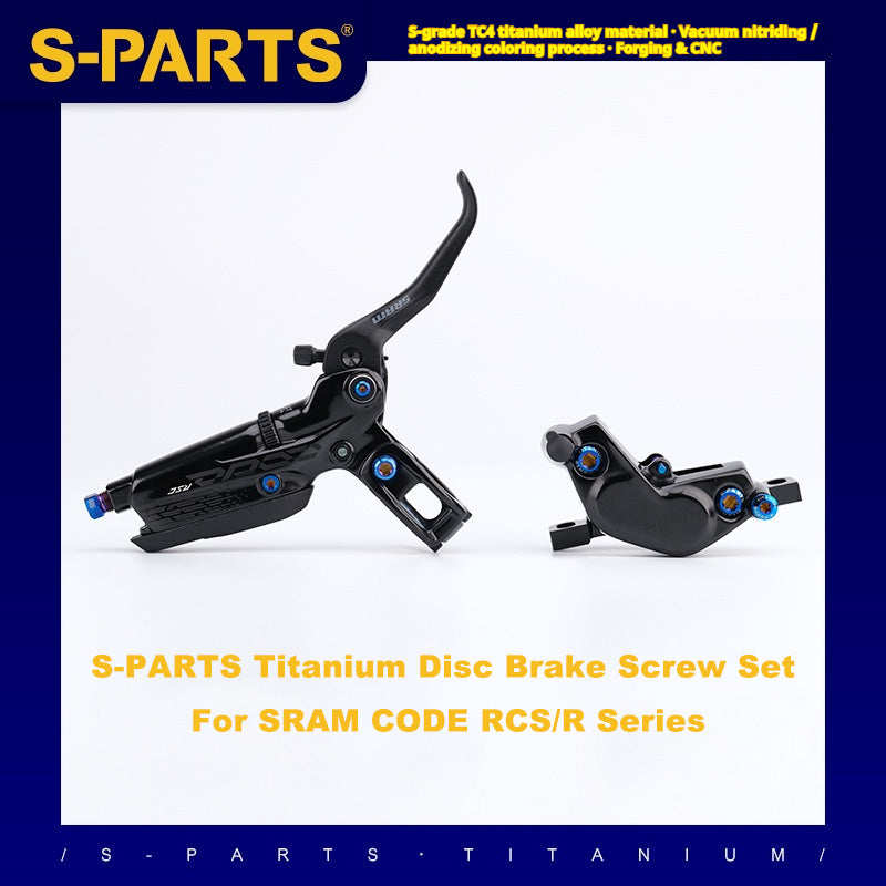 Conjunto de Parafusos para Disco de Freio S-PARTS Titânio para SRAM CODE RCS/R Series