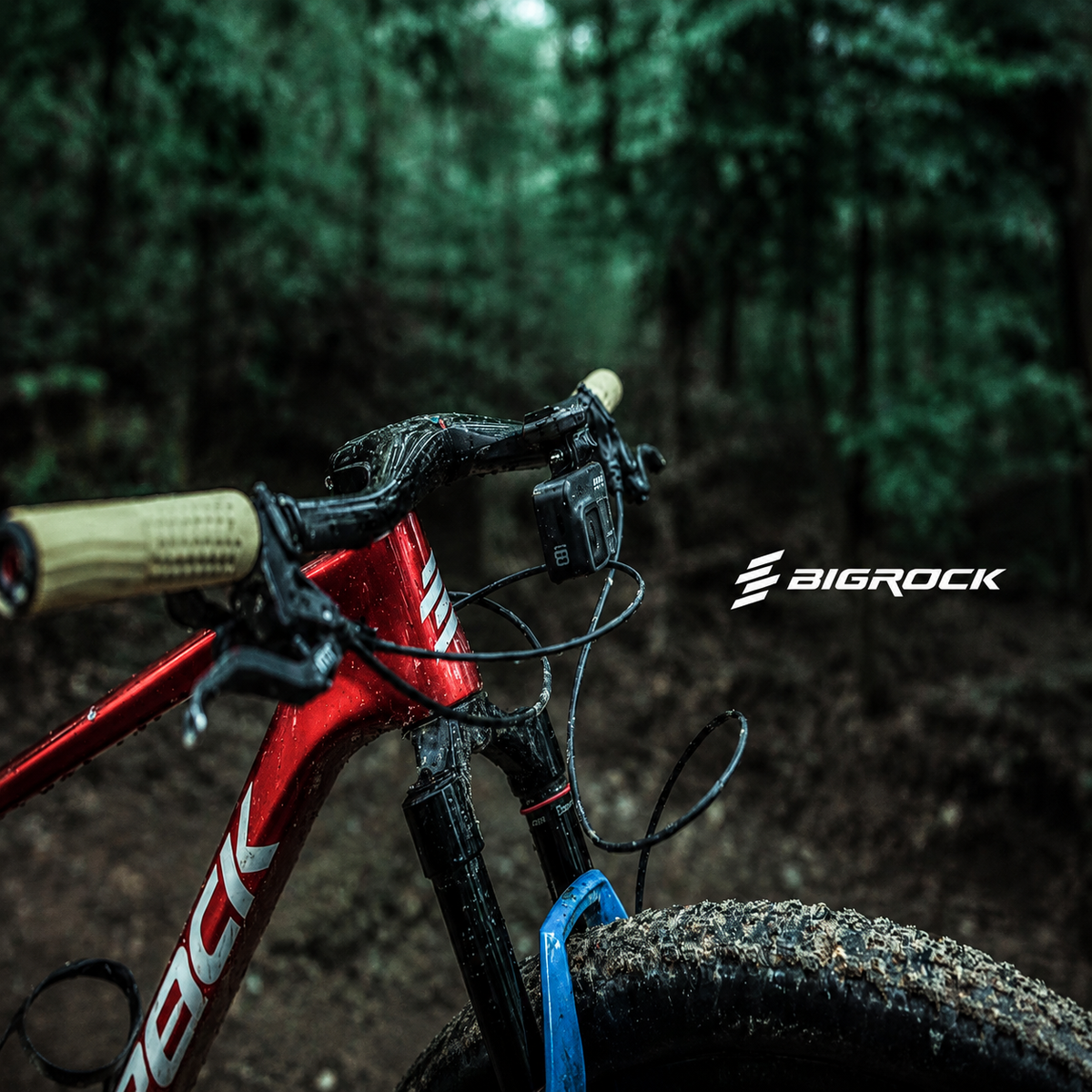 BIGROCK Mountain Bike Integrated Handlebar -22° 740mm Lightweight XC Racing Handlebar