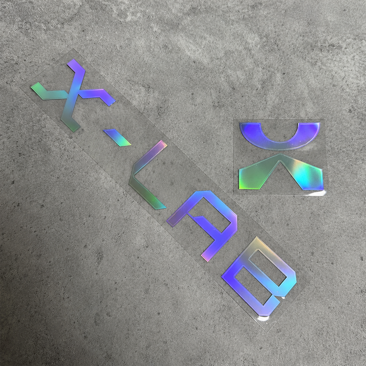 X-LAB RS7 Reflective Downtube Decal Sticker | Logo Cover & Color Change