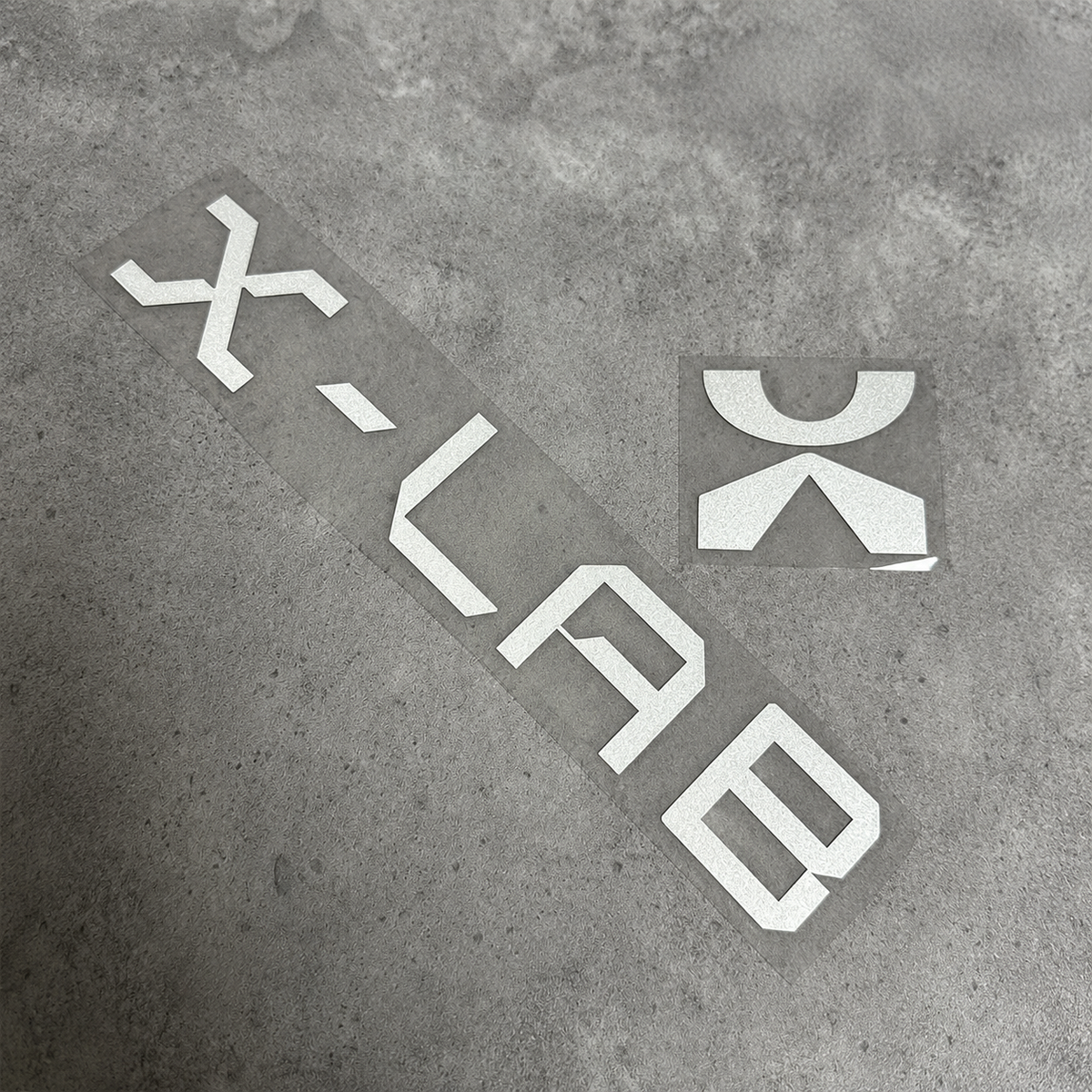 X-LAB RS7 Reflective Downtube Decal Sticker | Logo Cover & Color Change
