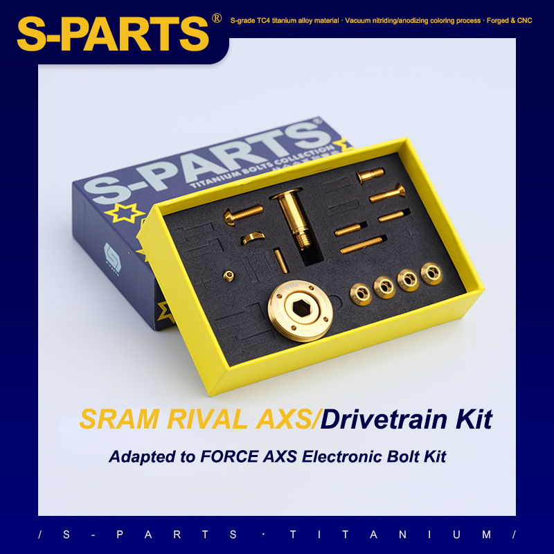 S-PARTS Parafusos de Câmbio em Titânio para SRAM RIVAL AXS