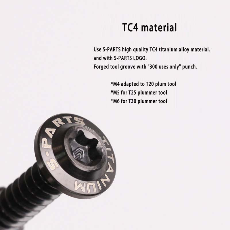 S-PARTS A3 M6 die titanium alloy self-tapping car electric vehicle shell screws