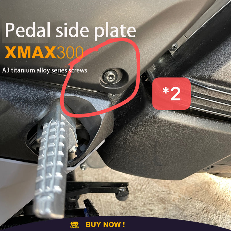 Viti in lega di titanio A3 S-parts Viti per ammortizzatori per motociclette modificate per veicoli XMAX300 Viti per locomotive pesanti 