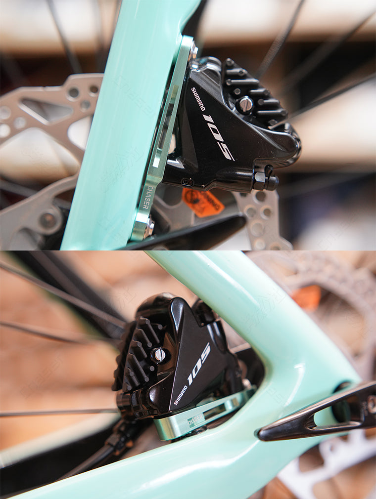 Road Bicycle Ультралегкий адаптер для дискового тормоза 140 мм 160 мм для Shimano Sram Универсальный передний задний | SM-MA адаптер с прямым креплением Конвертер размера ротора 1 шт