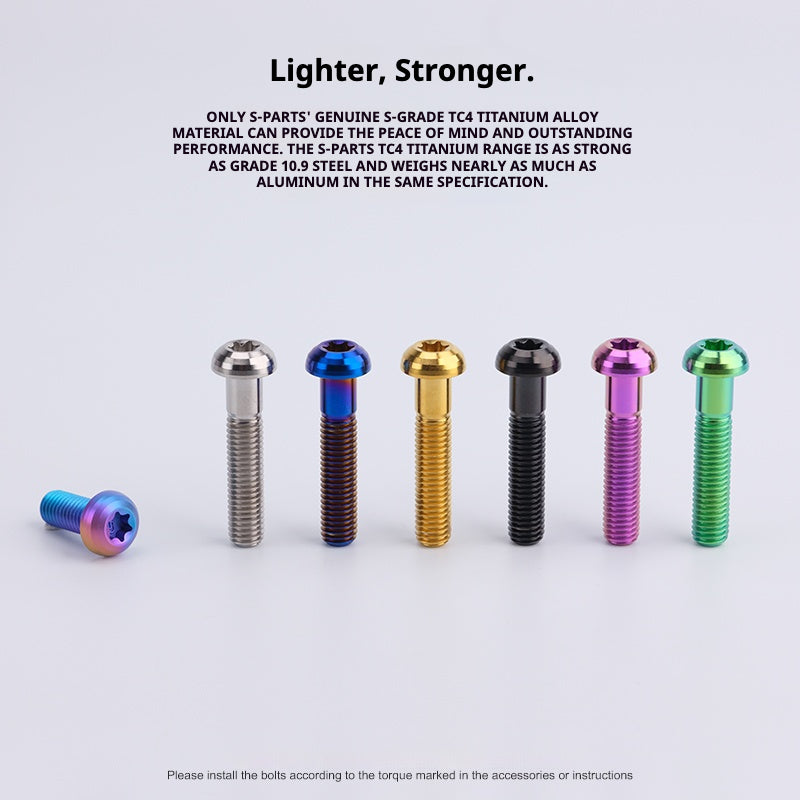 Viti in titanio SPARTS A2 serie testa ombrello M8 L15-50mm