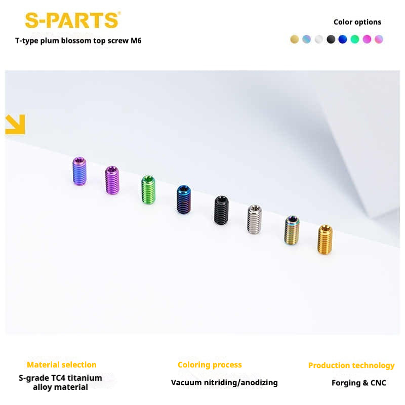 SPARTS Outil de Plombier en T T15 Fil supérieur plat M6 L08-10-12-16 Vis en titane