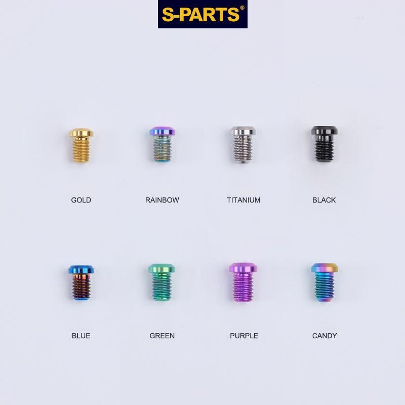 S-PARTS Lega di Titanio Cambio Freno Blocco Linea Mountain Road Bicicletta Deragliatore Anteriore Deragliatore Posteriore Vite di Compressione
