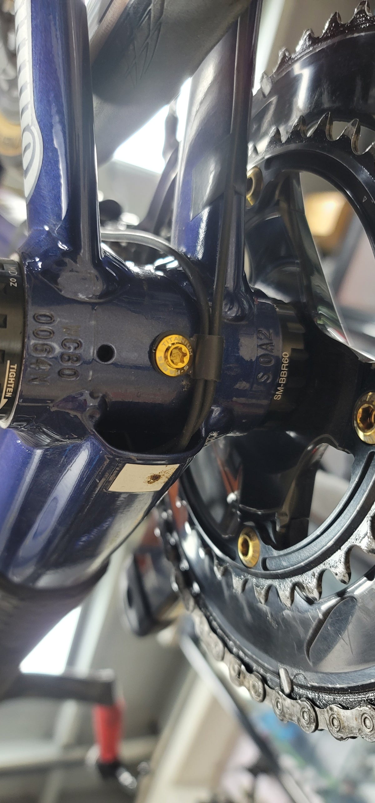 Vite in titanio per motocicletta elettrica S-PARTS A3 con testa a ombrello M5 L06-55mm D10
