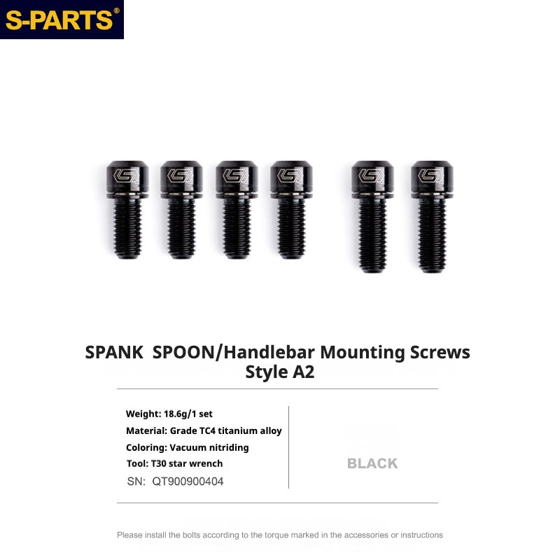 S-PARTS Vite in titanio DMR DEFY/SPANK SPOON /DPSBikes/Street Trial/viti di montaggio del manubrio BMX
