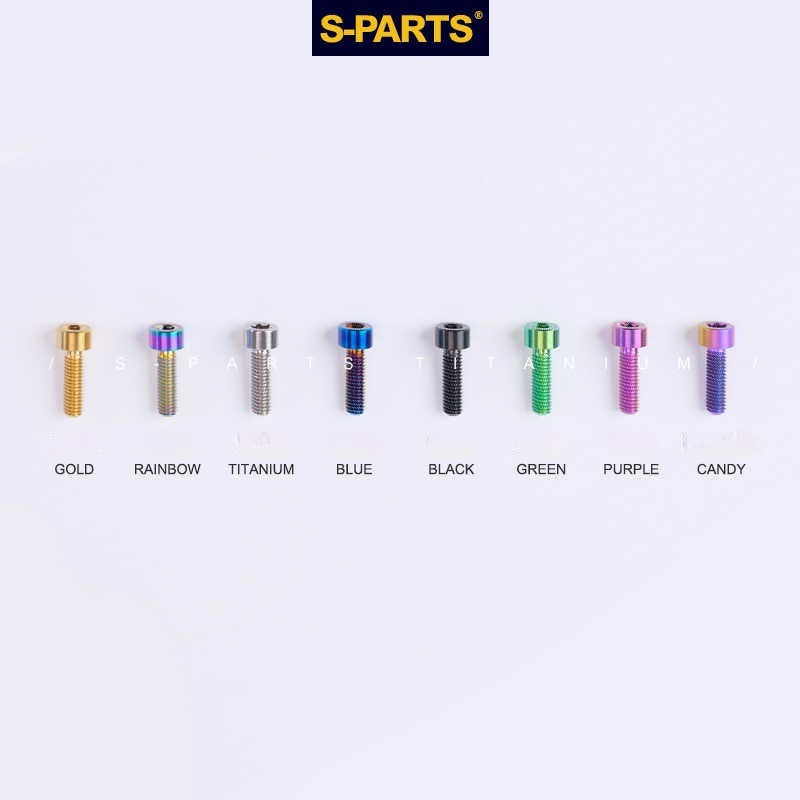 SPARTS Column Head Series M4 L06-50mm Titanium Screws