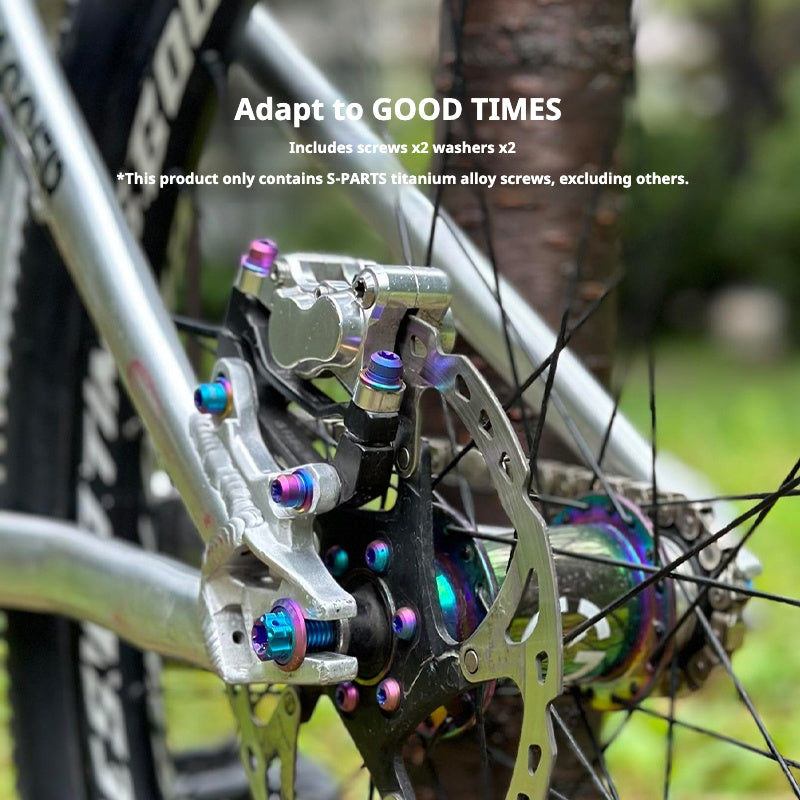 S-PARTS 티타늄 리어 액슬 볼트, GOOD TIMES 자전거 및 DPSBikes 호환