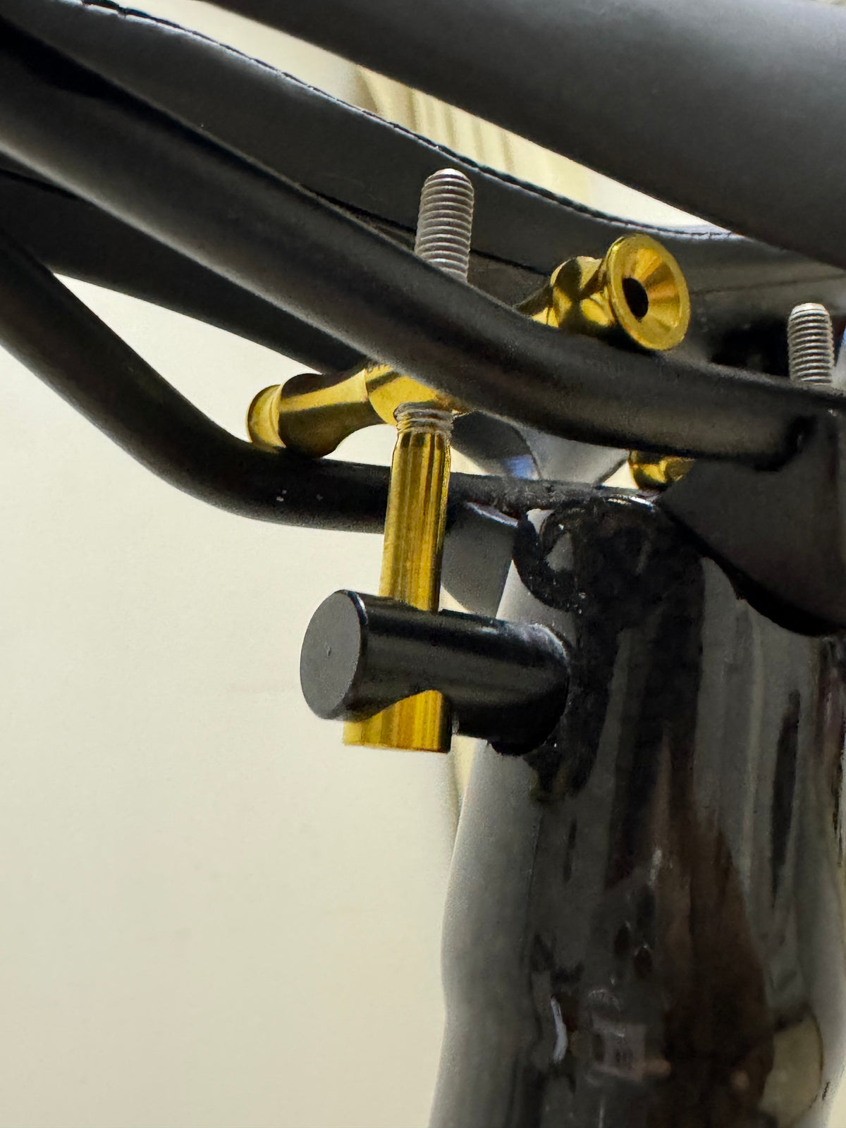 Culla in titanio S-PARTS per reggisella Level | Foro per vite M5 | Thomson Elite FSA KForce WCS EC70 XXX PRO VIDE