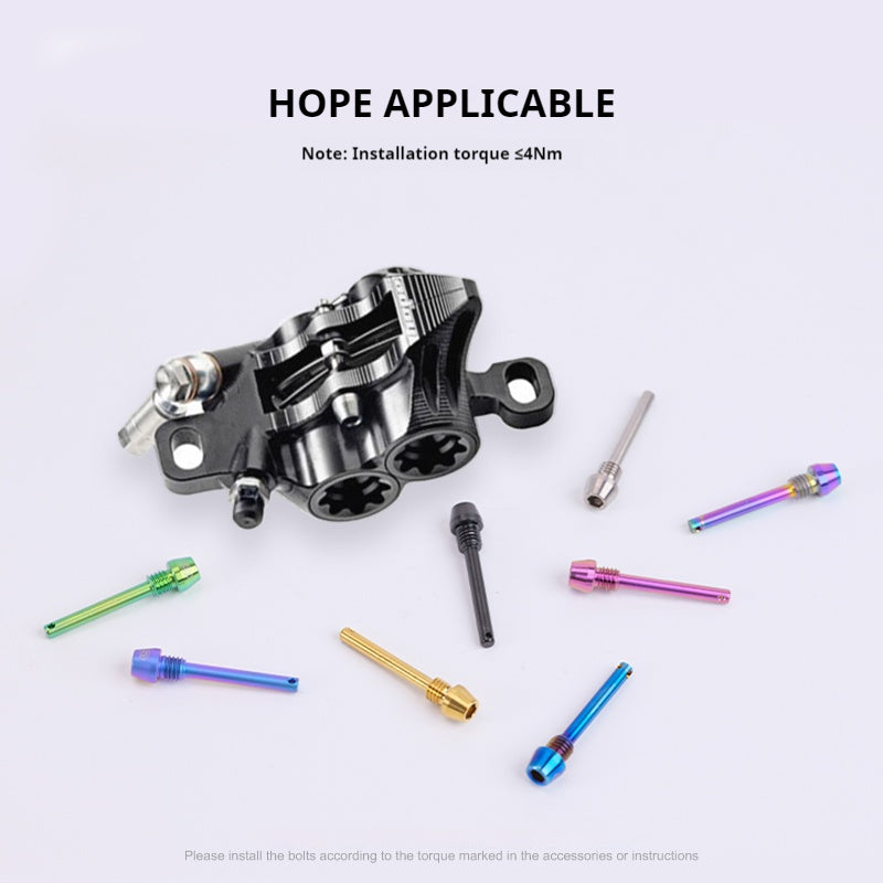 S-PARTS Titanium Brake Pad Pin Retainer for Shimano Sram Magura HOPE  Disc Brake