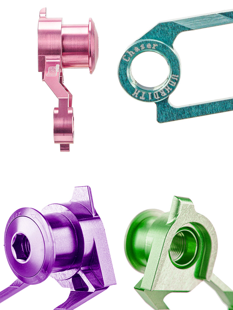 Attacco deragliatore posteriore in alluminio CNC ultraleggero (compatibile solo con deragliatori posteriori Shimano serie R.) | Solo 26,8 g | Compatibile con sistemi UDH (TREK MADONE 8, X-LAB RT, VAN RYSEL RCR e altri) 1 pz. 