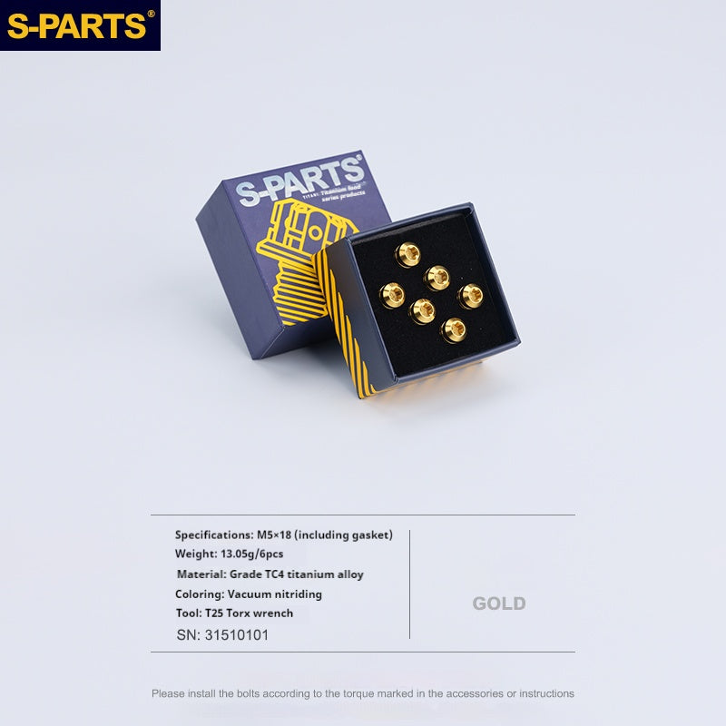 💸💸💸30% de desconto Série de Parafuso de Avanço S-PARTS de Liga de Titânio M5 L18