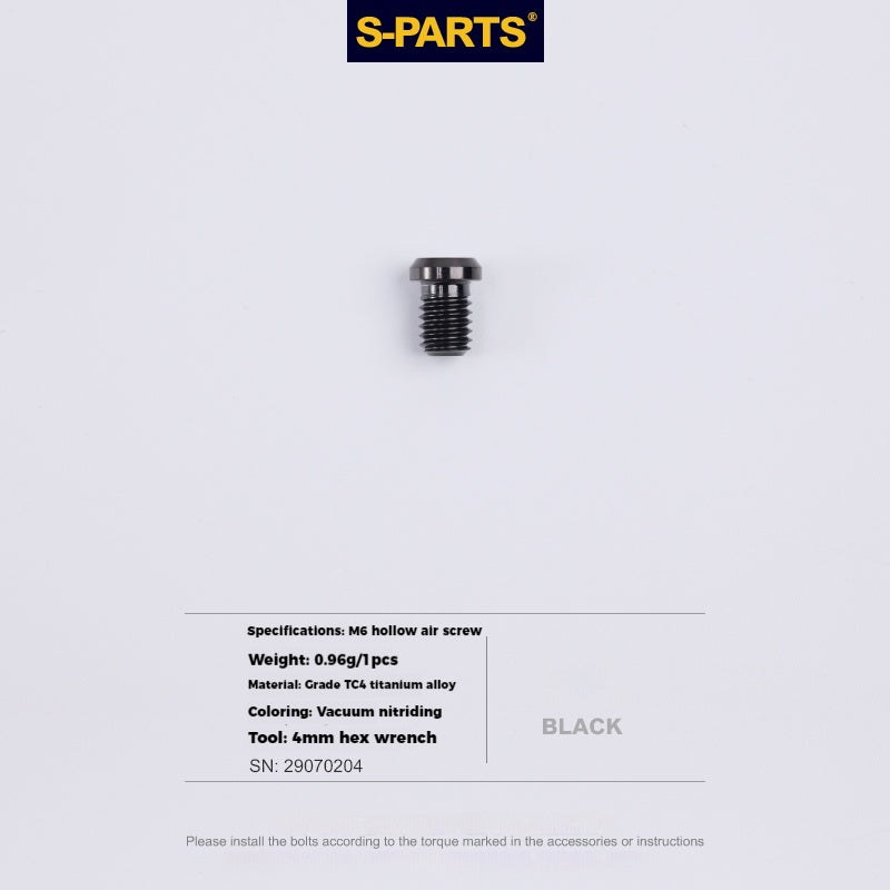 S-PARTS Lega di Titanio Cambio Freno Blocco Linea Mountain Road Bicicletta Deragliatore Anteriore Deragliatore Posteriore Vite di Compressione