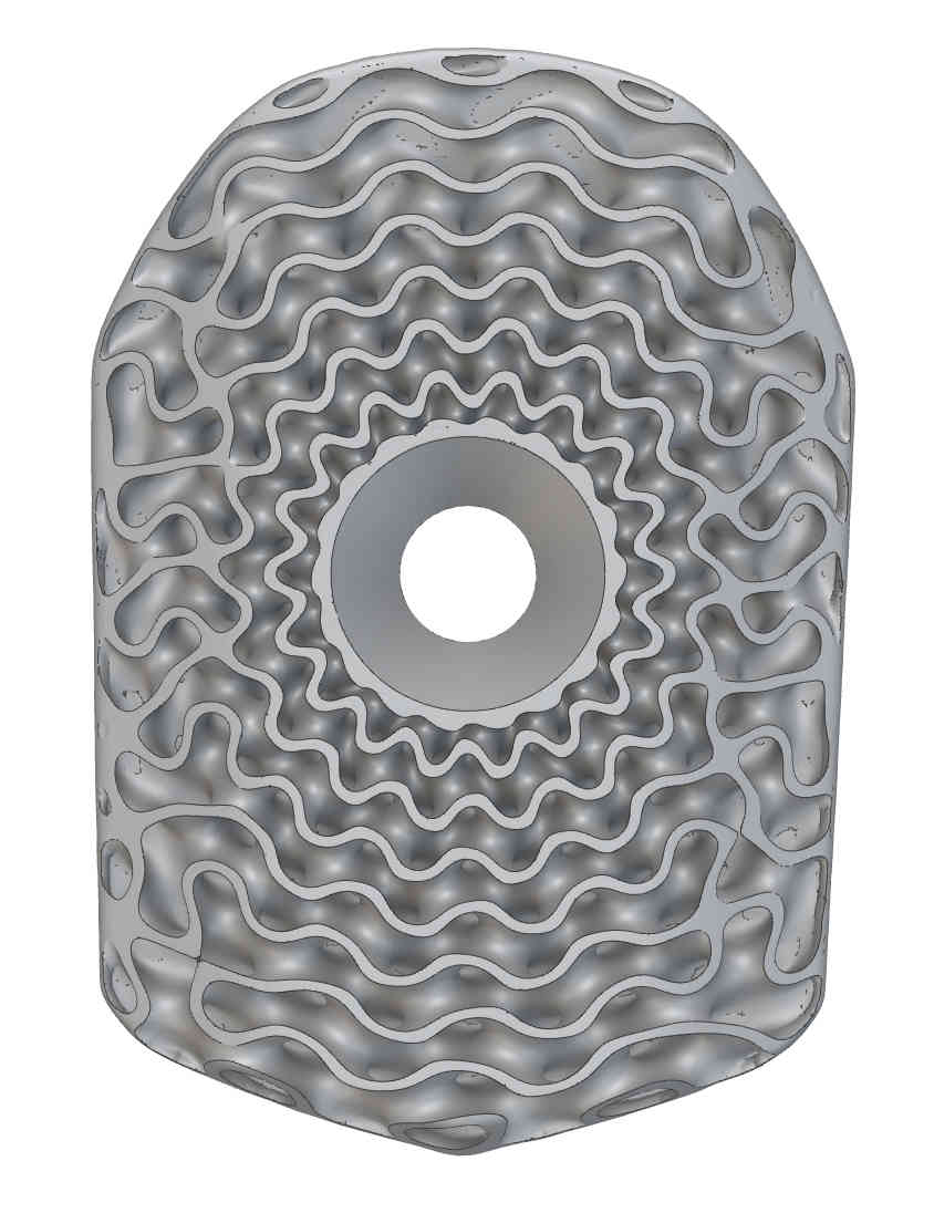 Tappo attacco manubrio in titanio stampato in 3D, adatto per manubri bici da strada integrati Colnago CC01, 1 pz.