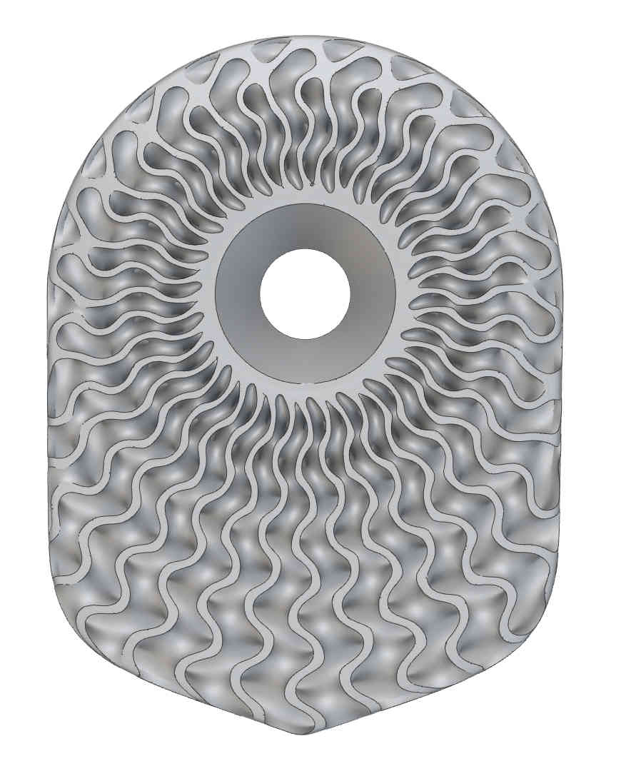 Tappo attacco manubrio in titanio stampato in 3D, adatto per manubri bici da strada integrati DEDA Alanera, 1 pz.