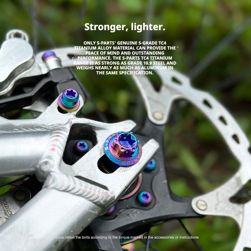 Bulloni per asse posteriore in titanio S-PARTS compatibili con biciclette GOOD TIMES e DPSBikes