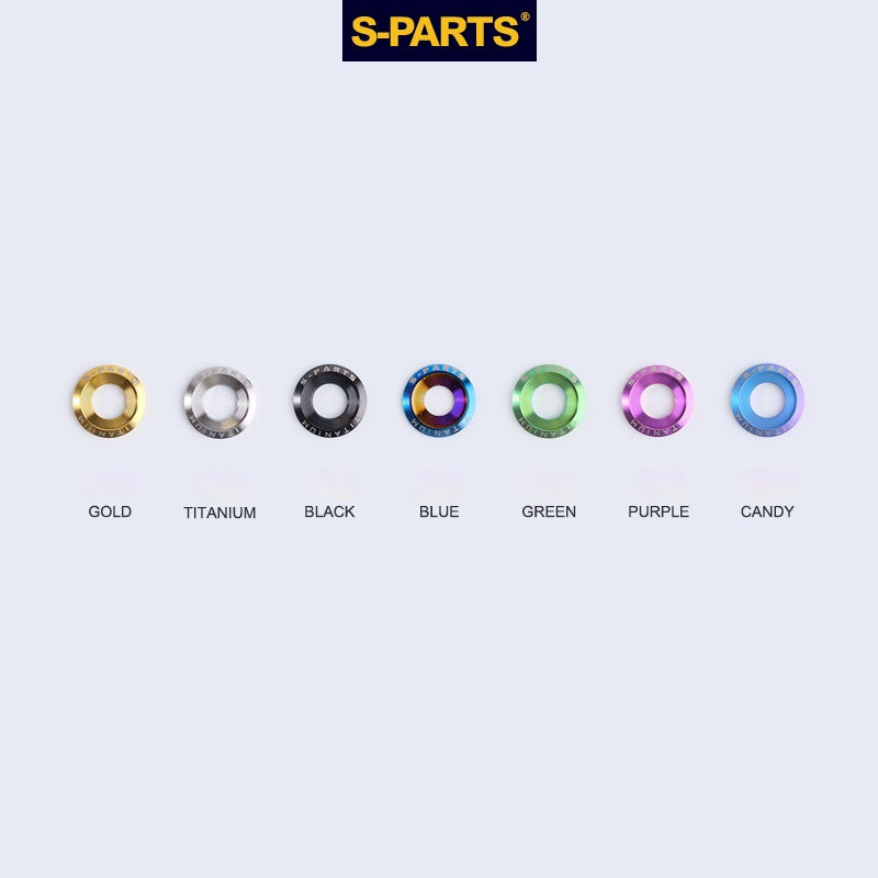Bulloni per asse posteriore in titanio S-PARTS compatibili con biciclette GOOD TIMES e DPSBikes