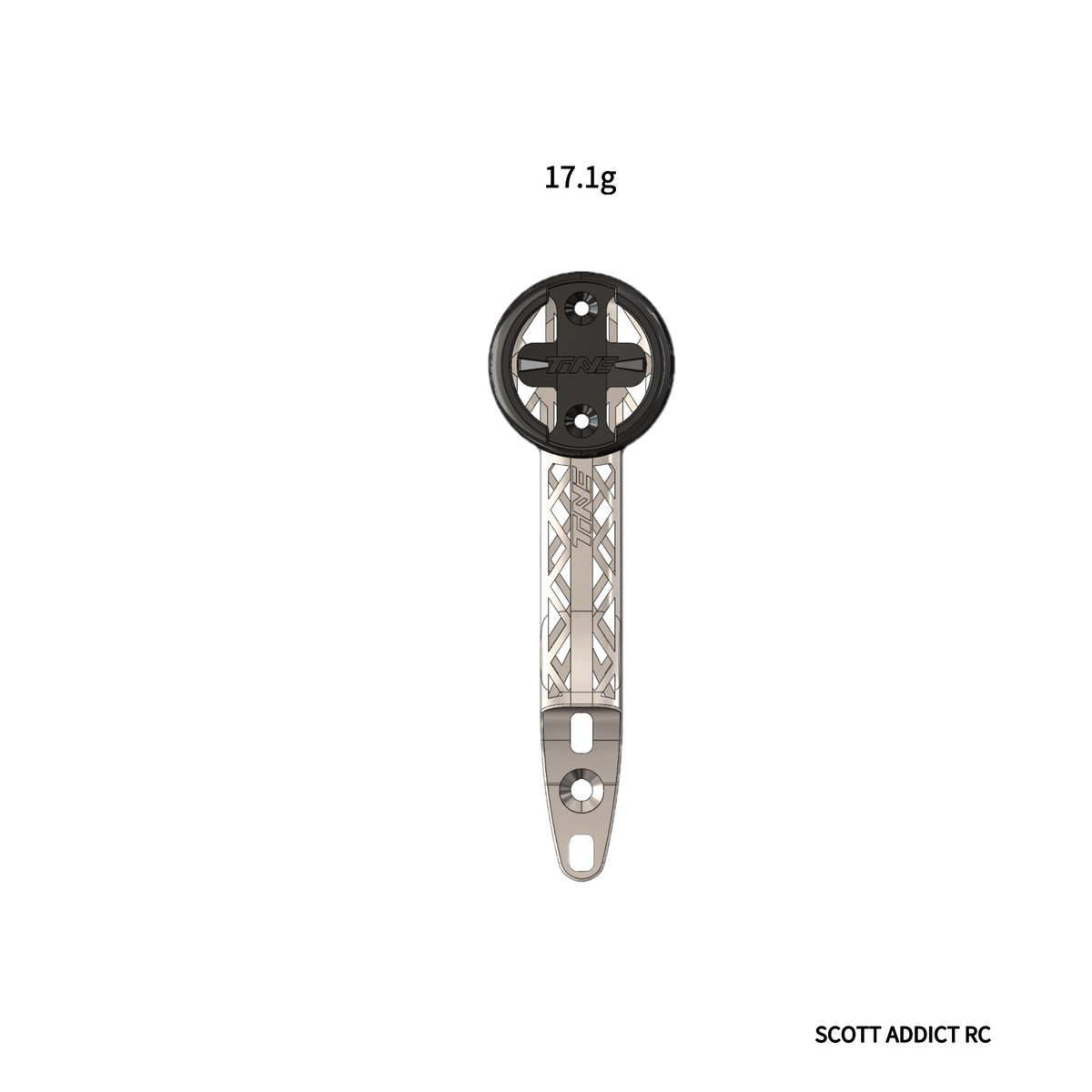 Supporto per computer SCOTT ADDICT RC 3D Print in titanio ultraleggero TiNE, completamente scavato, ad alta resistenza, 1 pz.