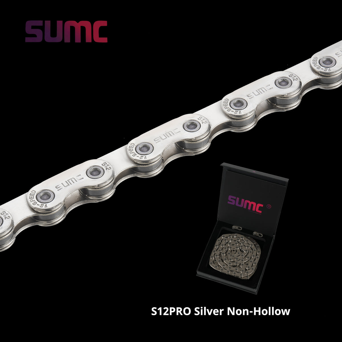 SUMC 12-Speed Crescent Chainring – S12PRO~291g / S12ELPRO~280g / S12SLPRO~262g – Shimano & SRAM Compatible