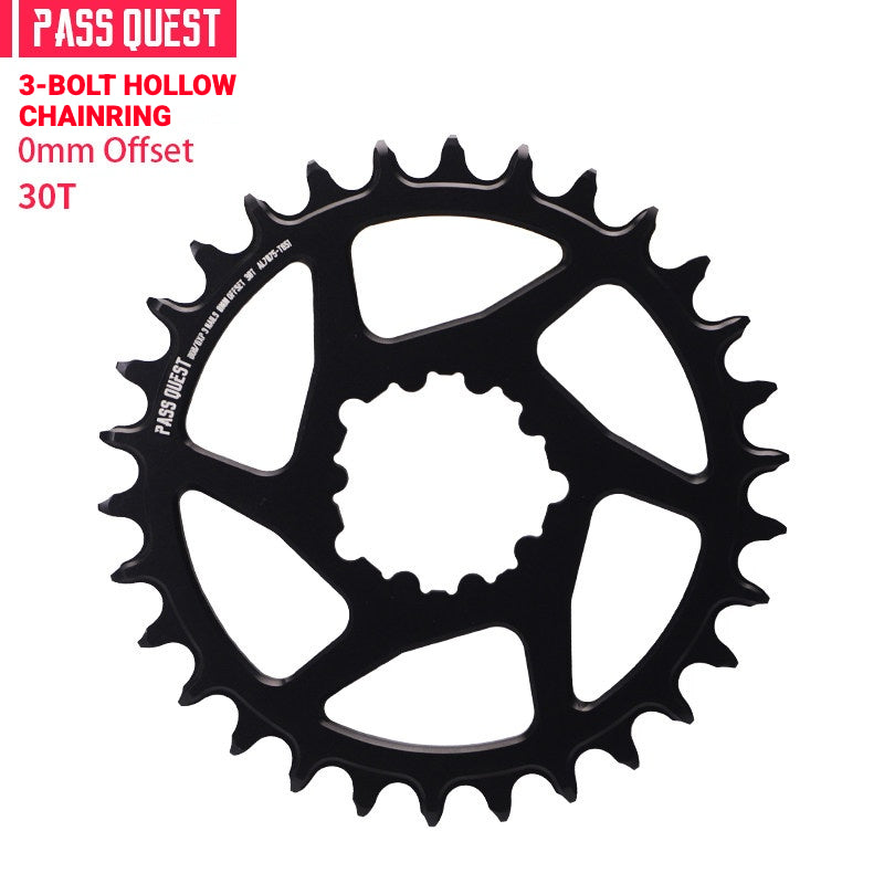 PASS QUEST SRAM 3-Bolt Direct-Mount Narrow-Wide Chainring | GXP DUB XX1 GX NX | 0mm Offset