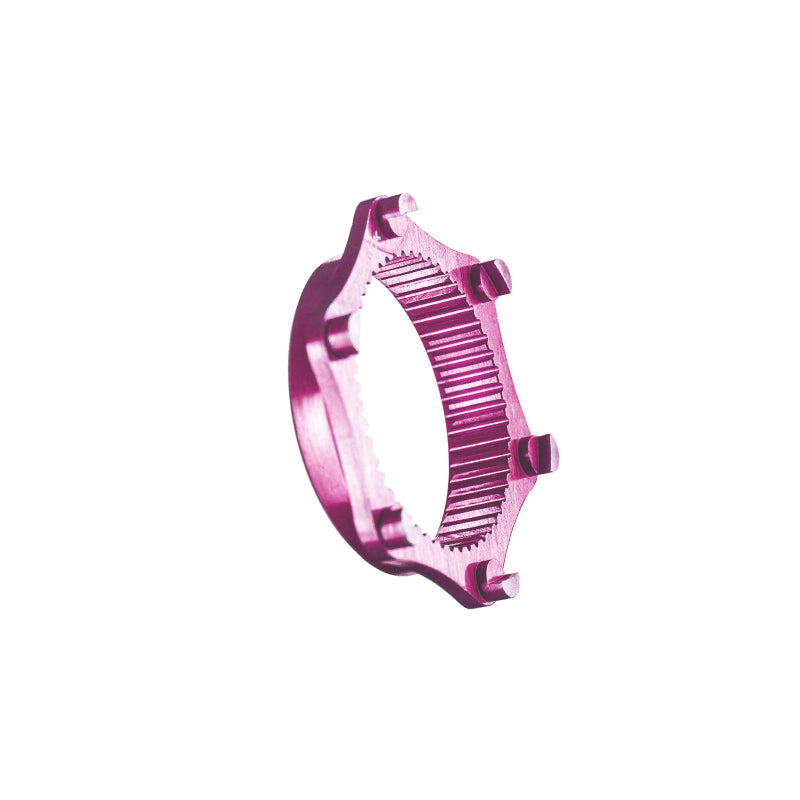 Chaser Adaptateur 6 boulons vers verrouillage central – Ultra-léger 8,2 g, aluminium CNC 7075 1 pièce