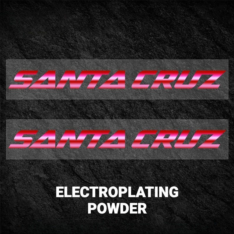 SANTA CRUZ Blur 4 Frame Logo Decal Kit | Custom Color Change MTB Sticker